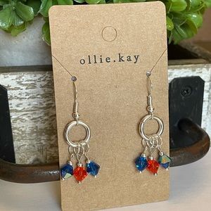 Orange and Blue Florida Gators Earrings